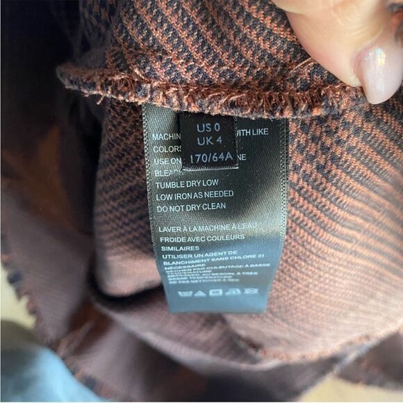 Free people Rowan overall pinafore skirt brown 0 - Picture 5 of 8